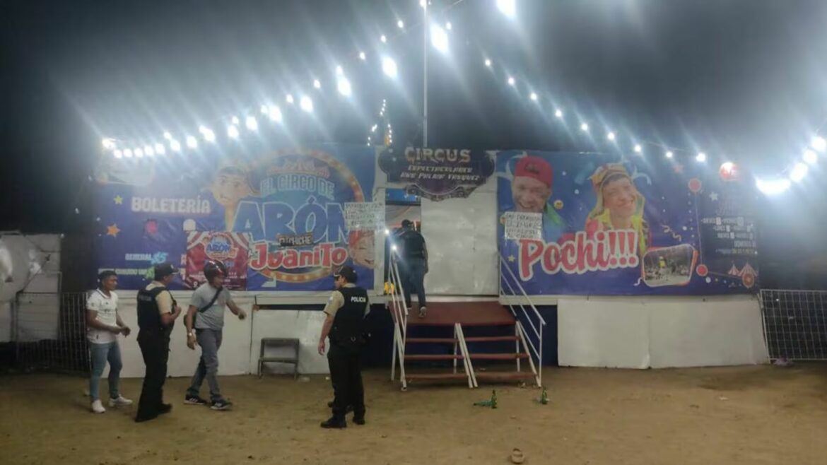 Varios heridos dejó una balacera en un circo ecuatoriano
