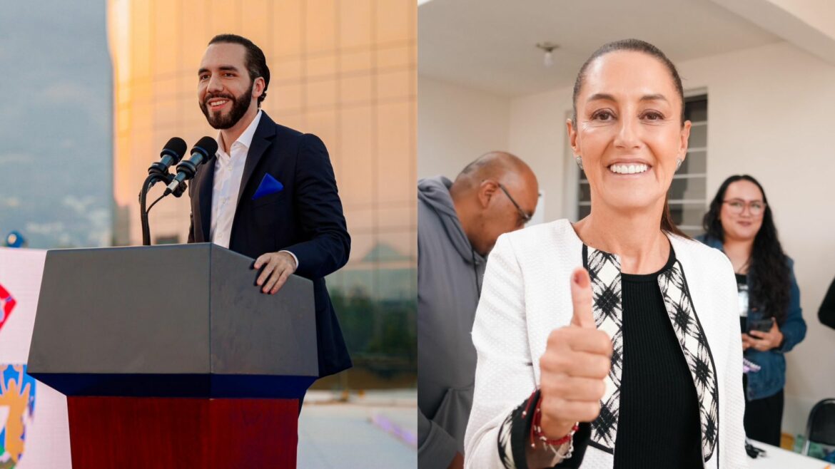 Nayib Bukele felicitó a la presidenta electa de México, Claudia Sheinbaum