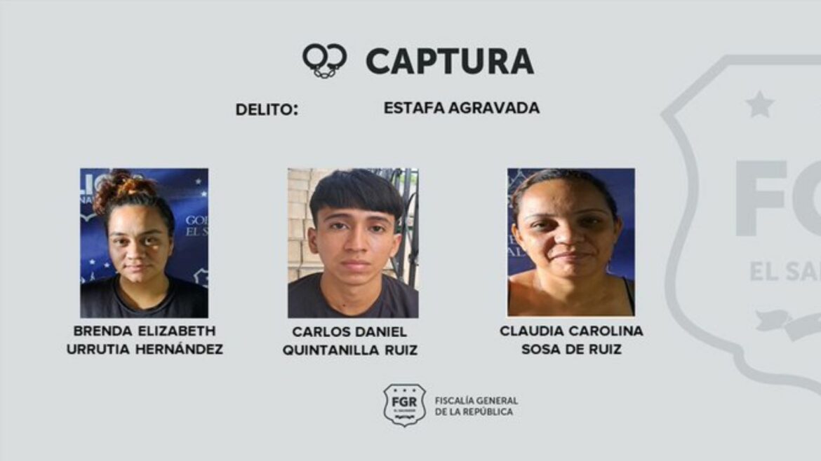 FGR ordena captura en contra de tres sujetos acusados de estafa agravada en perjuicio de una caja de crédito en La Libertad