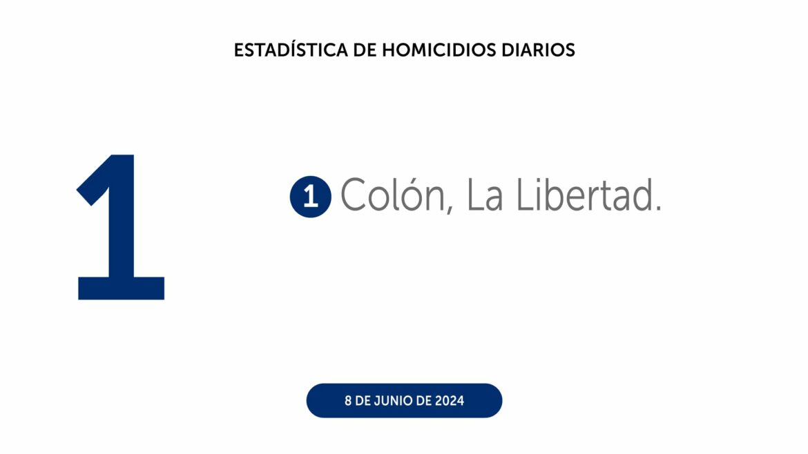 PNC reportó un asesinato el sábado 8 de junio