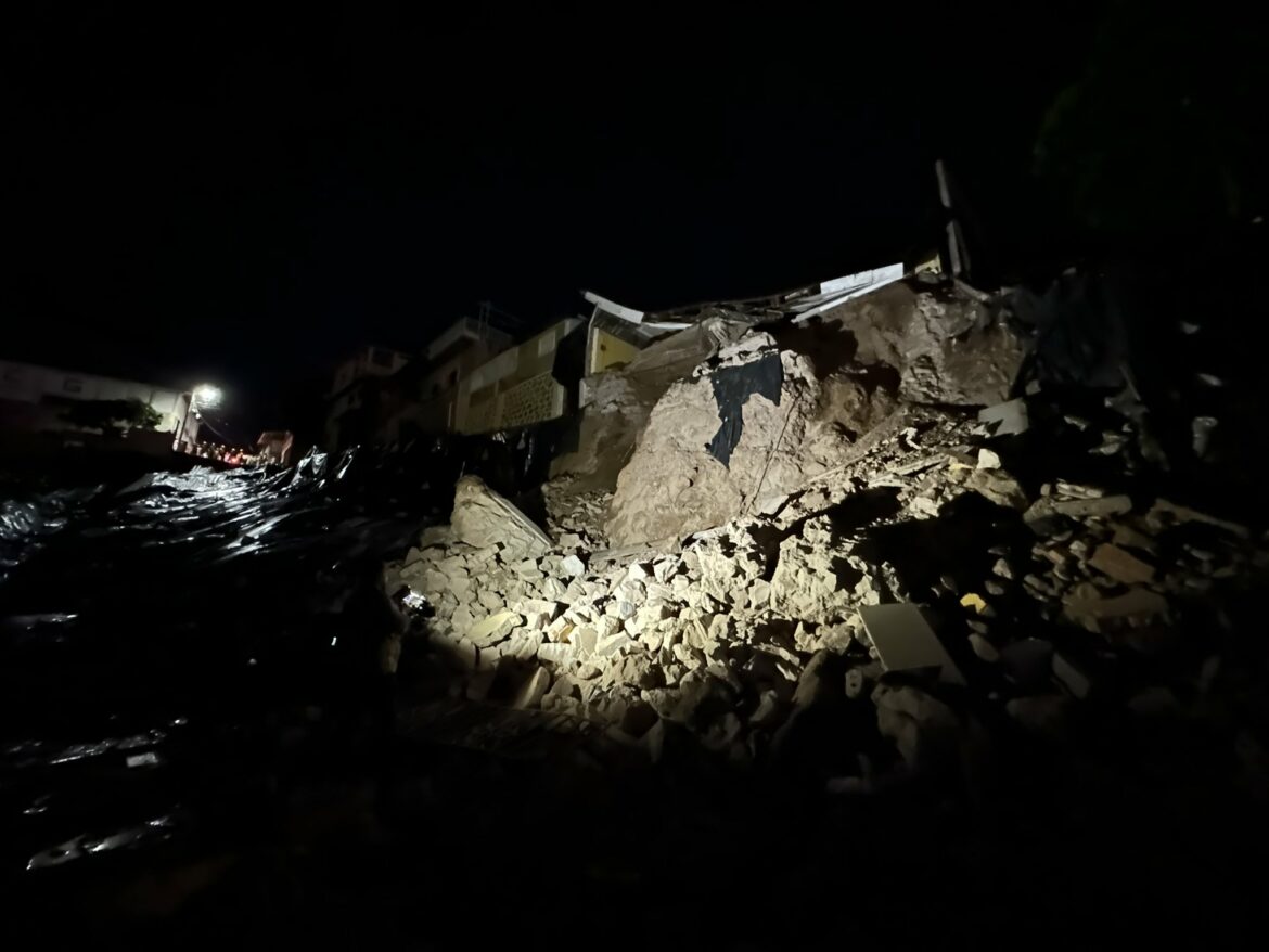 Colapsa una iglesia en Tegucigalpa, lluvias reactivan falla geológica en colonia Guillén