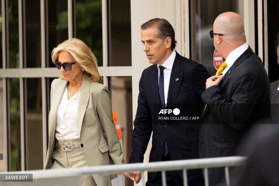 Hijo del presidente Joe Biden es declarado culpable de posesión ilegal de arma