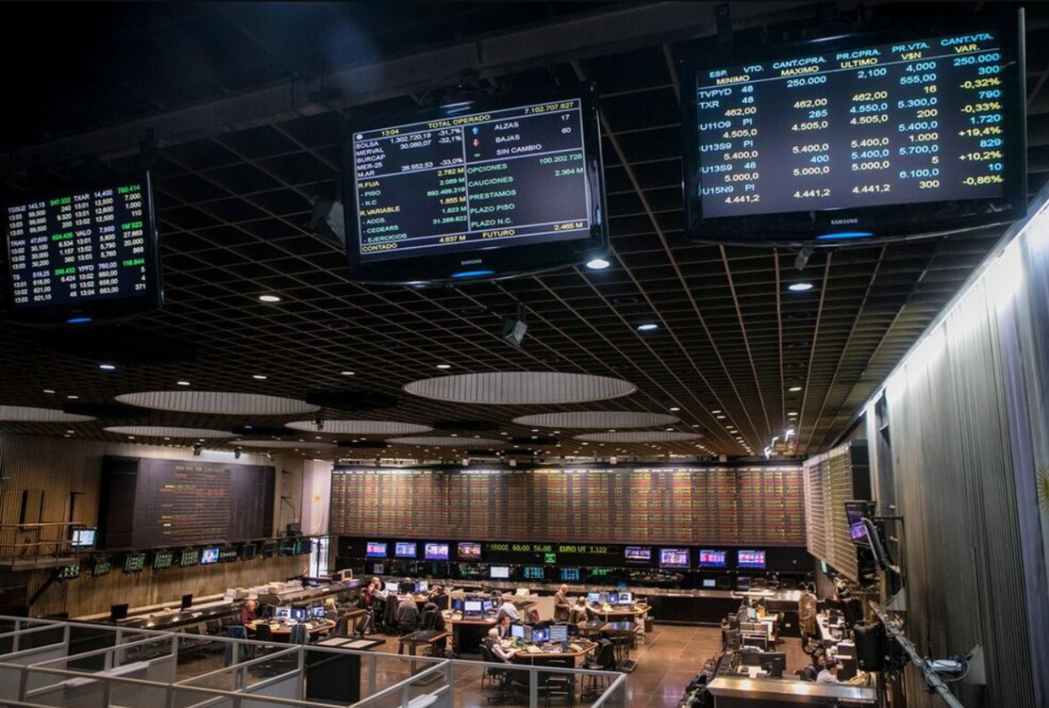 Bolsa argentina cierra con baja de 2,86% a 1.589.068,14 puntos