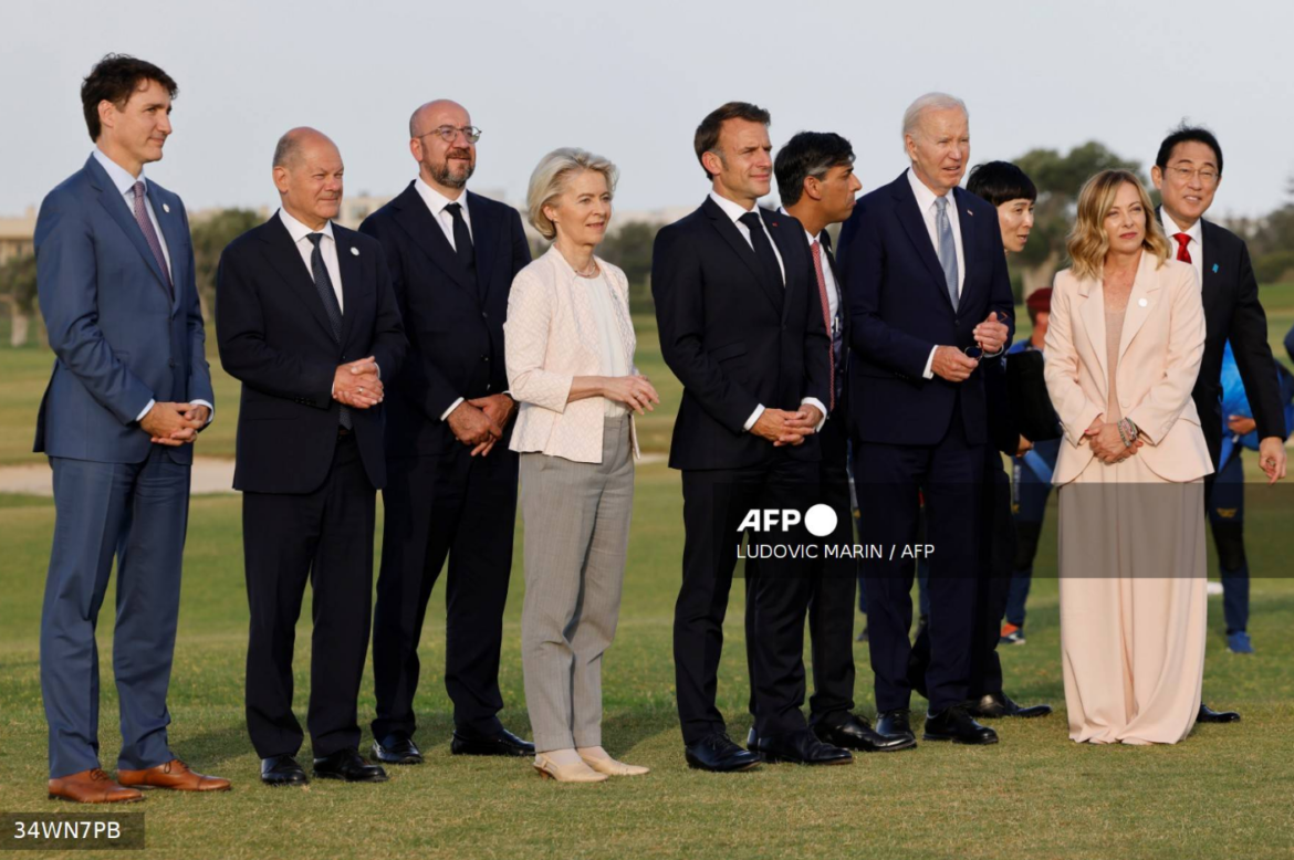 El G7 reafirma su apoyo a Ucrania con un préstamo de 50.000 millones de dólares