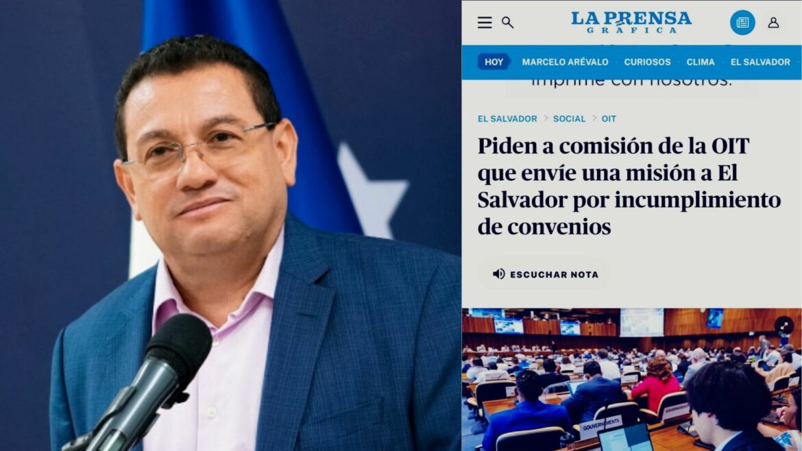 ANEP y grupo que «ataca» al GOES querían que la OIT enviara un organismo internacional al país para «construir agenda mediática», afirma Castro