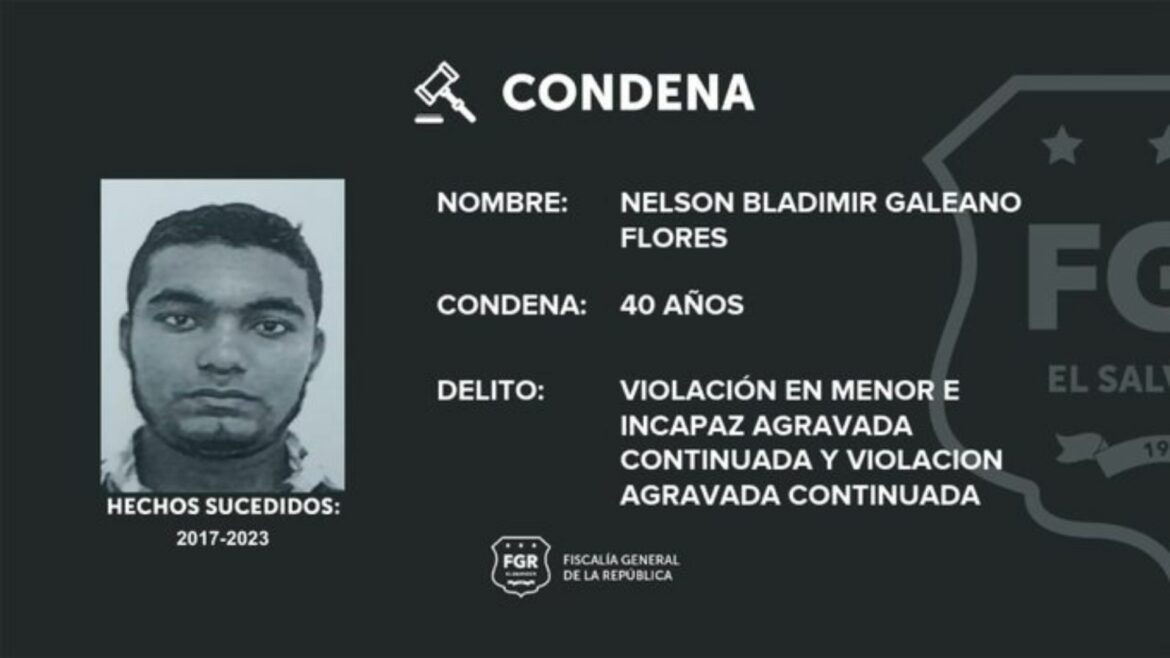 Condenan a 40 años de prisión a sujeto que violó a una menor durante 6 años