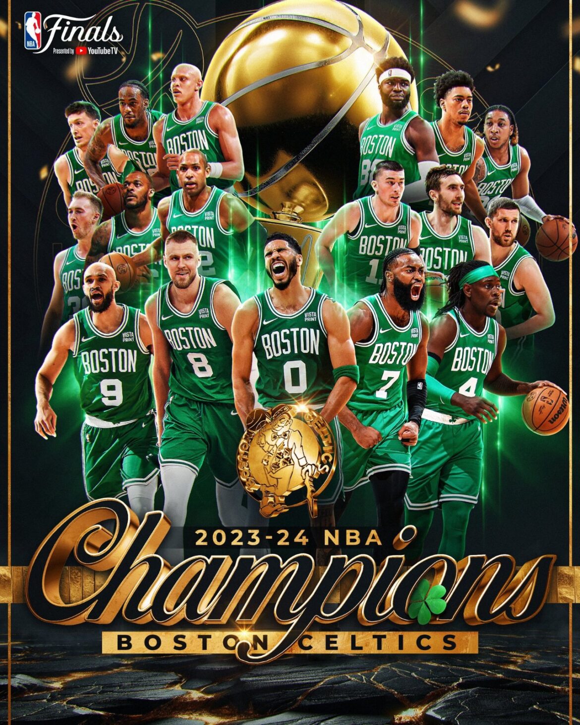 ¡CAMPEONES! Celtics derrotan a los Mavericks para ganar las finales de la NBA