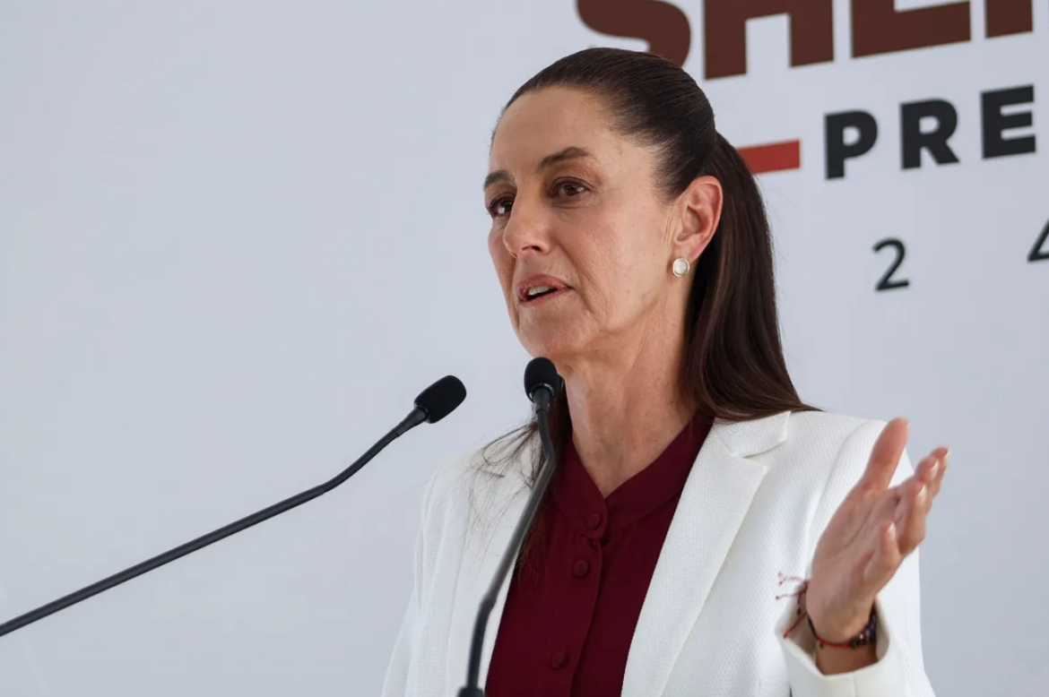 Presidenta electa de México promete a empresarios combatir la extorsión