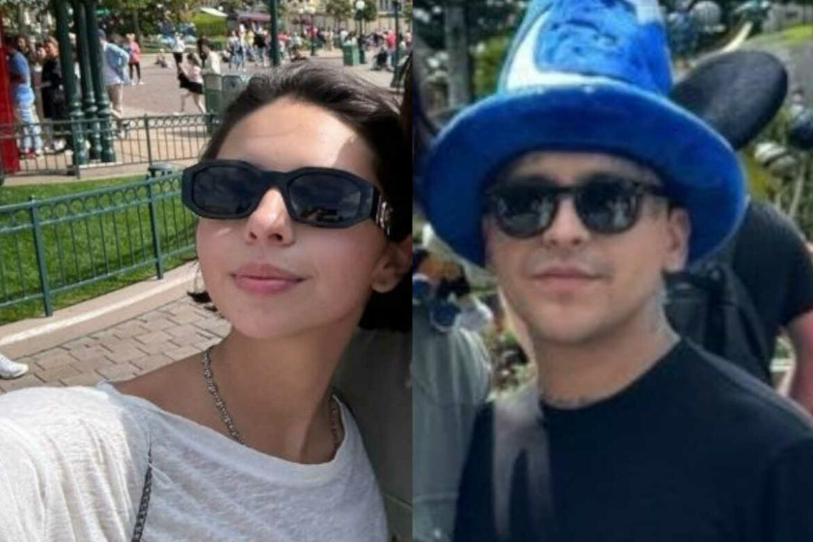 Christian Nodal y Ángela Aguilar disfrutaron de Disneyland París