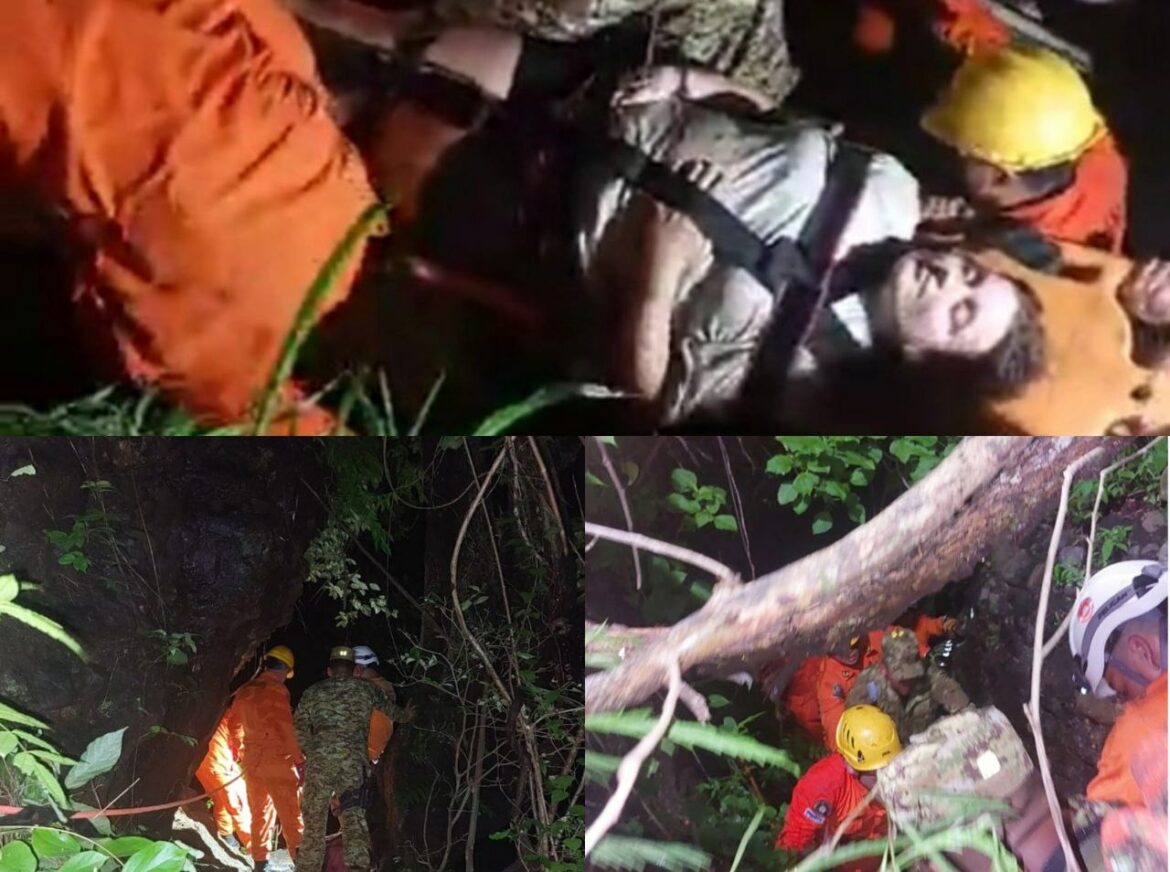 Rescatan a una turista española tras sufrir una caída en el sitio turístico El Salto de Malacatiupán, Ahuachapán