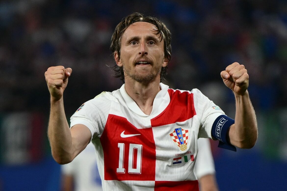 Modric se convierte en el goleador más veterano de una Eurocopa