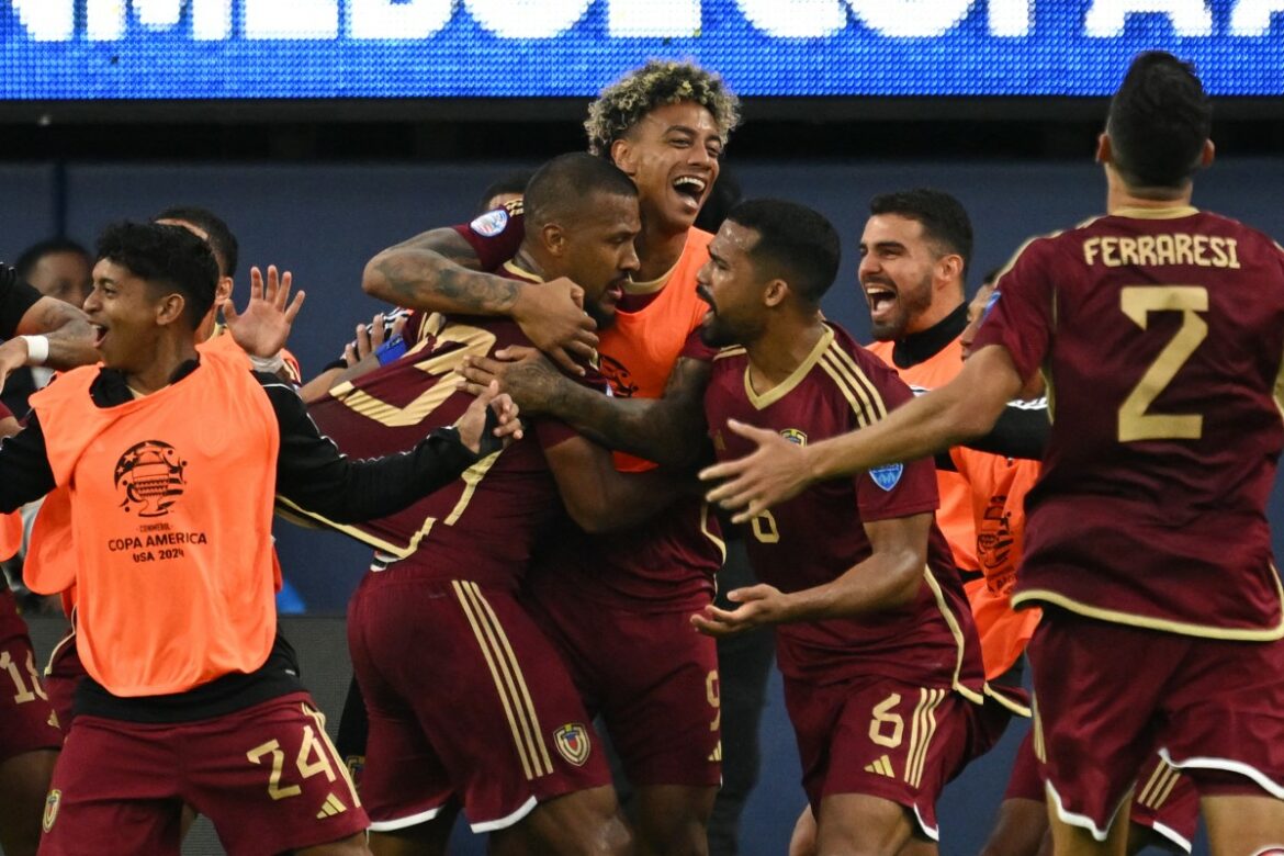 Venezuela sorprende y avanza a cuartos de La Copa América, tras vencer a México 