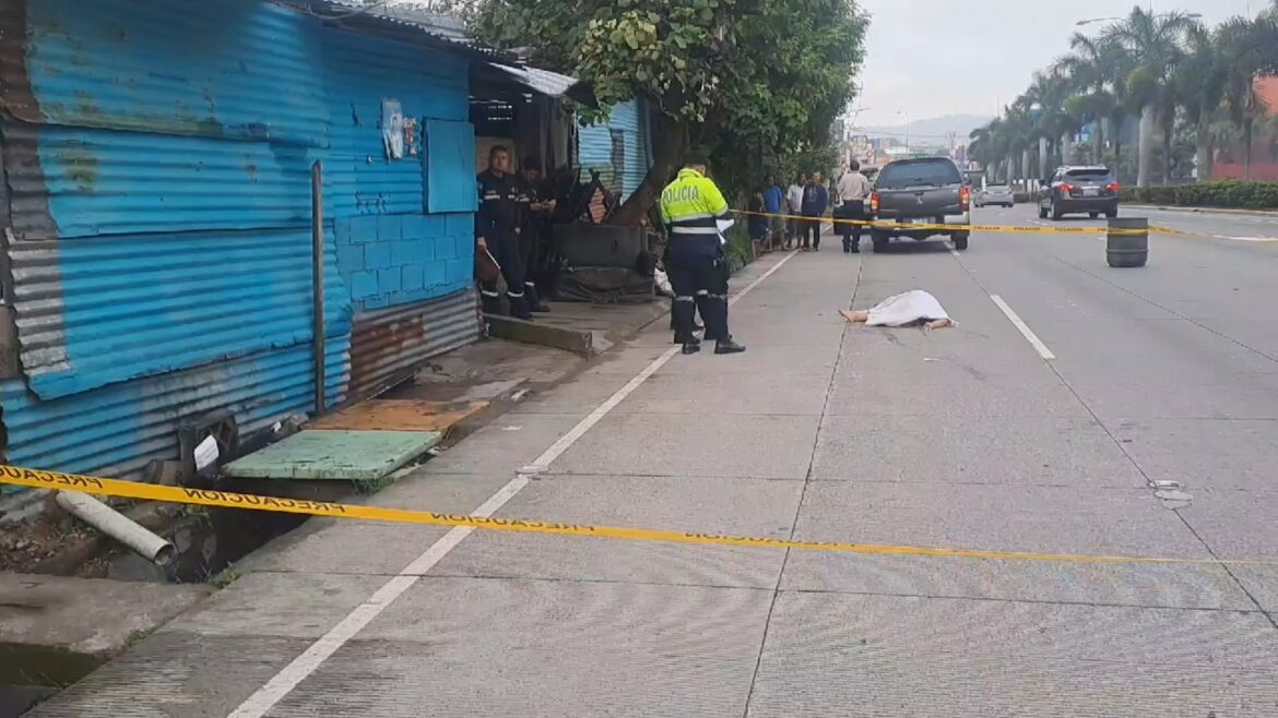 Mujer muere atropella en el kilómetro 6 de la carretera Panamericana, frente a la Comunidad La Cuchilla