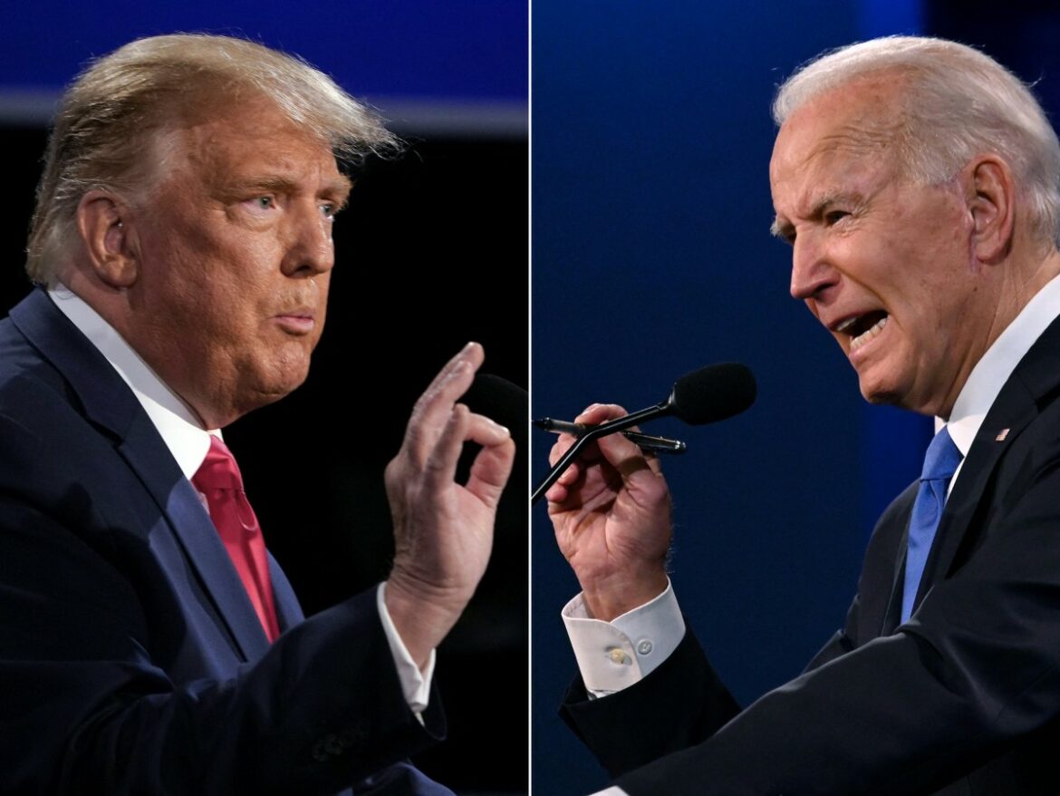 Biden y Trump, cara a cara en un crucial debate presidencial