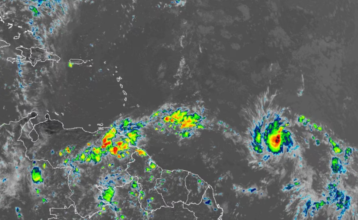 Se forma depresión tropical dos de camino al Caribe, con posibilidades de convertirse en huracán