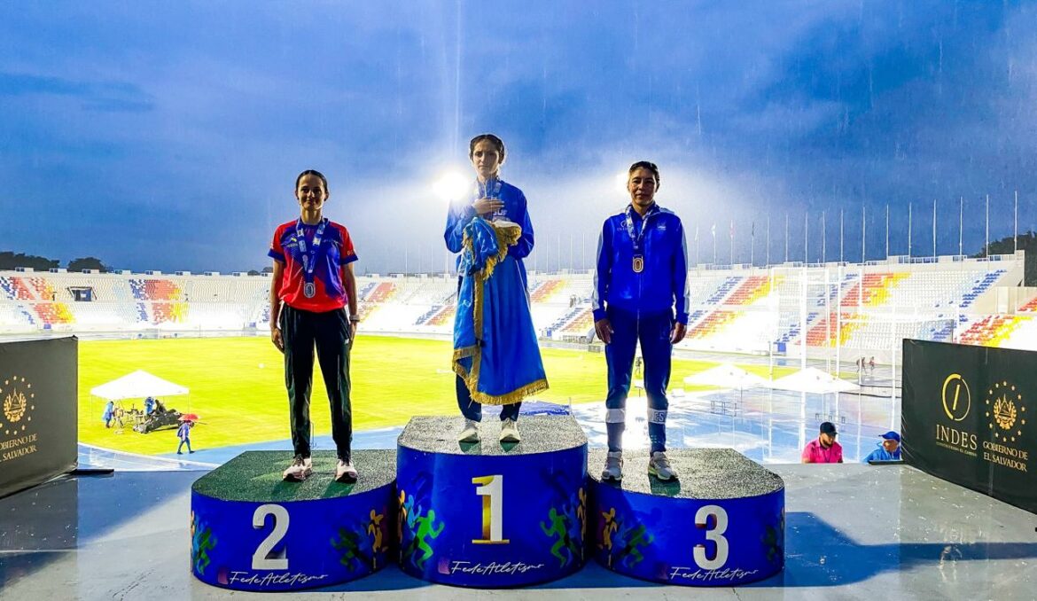 Mujer militar logra tercer lugar en Campeonato Centroamericano Mayor de Atletismo