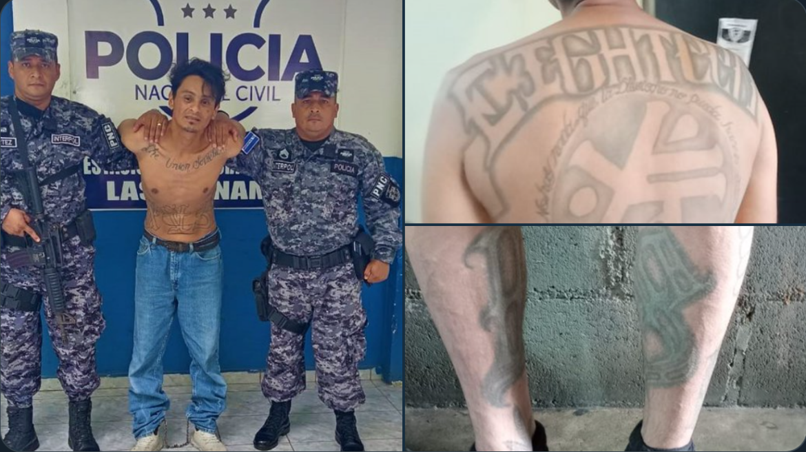 Capturan a homeboy de la 18S que «se escondía de la Guerra Contra las Pandillas» en Guatemala