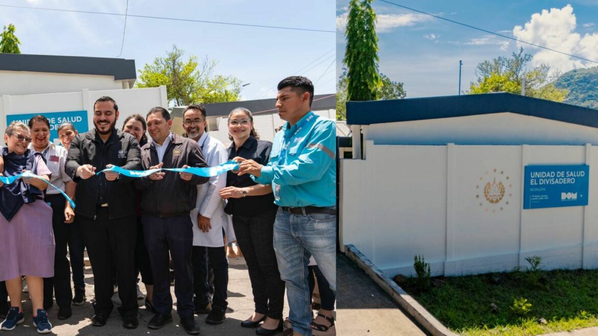 Inauguran las nuevas instalaciones de la Unidad de Salud El Divisadero en Morazán Sur