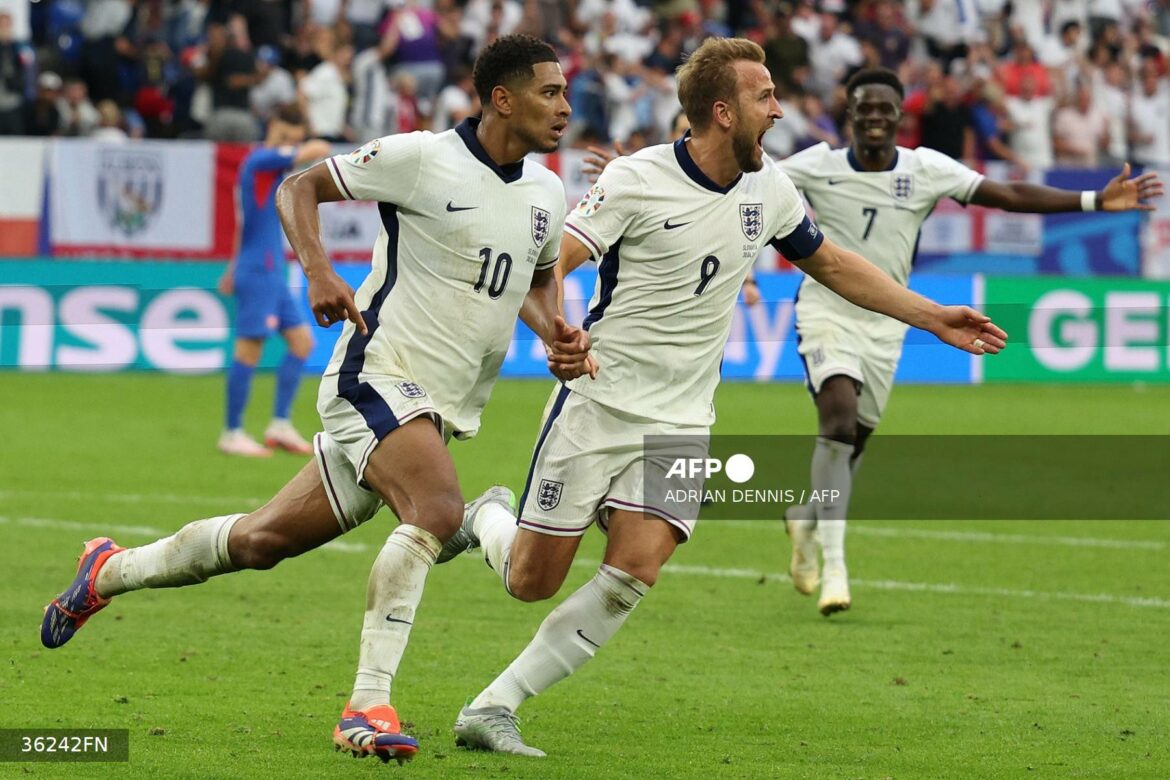 Inglaterra gana 2-1 a Eslovaquia en la prórroga y pasa a cuartos en la Eurocopa