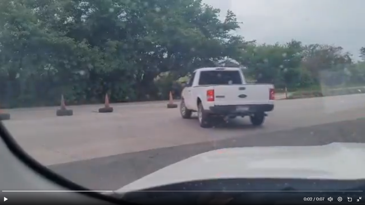 Sancionan a conductor por realizar giro en U no autorizado