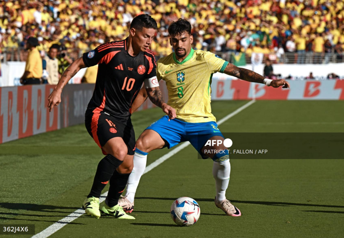 Brasil empata 1-1 con Colombia y se enfrentará en cuartos con Uruguay