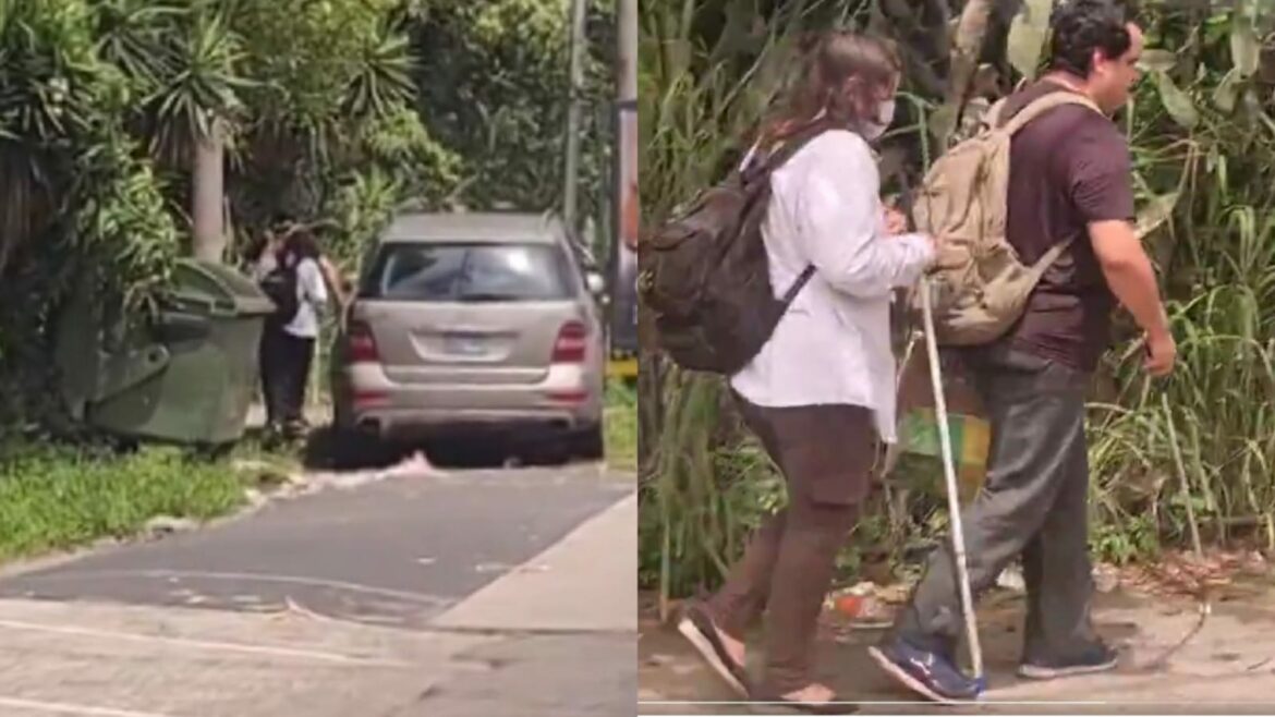 VMT multa a conductor por estacionarse en la acera y en zona prohibida afectando la circulación de los peatones