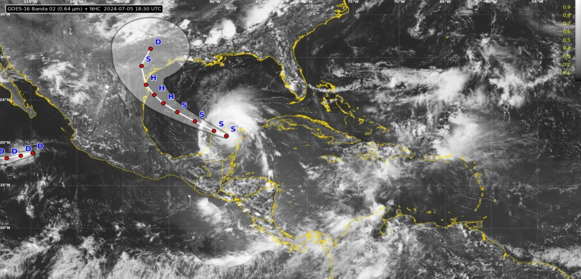 Beryl ha sido degradado a tormenta tropical pero  prevén temporal desde el sábado hasta el lunes