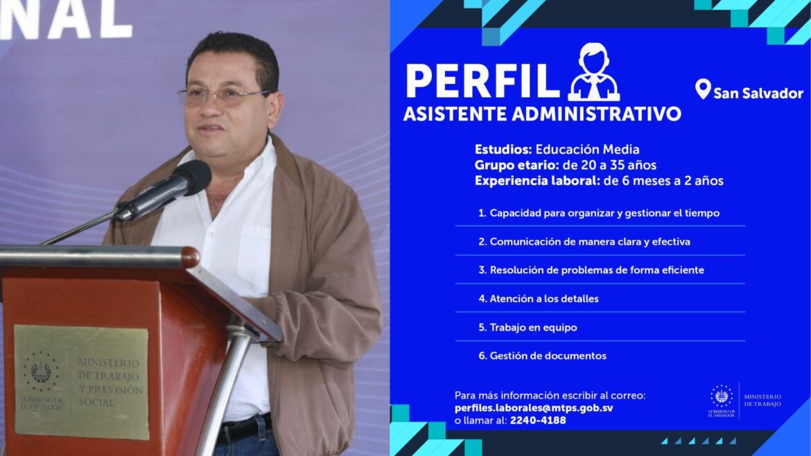 Ministro Castro presenta perfiles de salvadoreños para que empresas puedan reclutarlos
