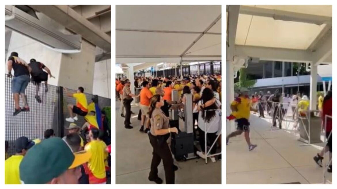 Copa América: Disturbios en la entrada al Hard Rock Stadium de Miami