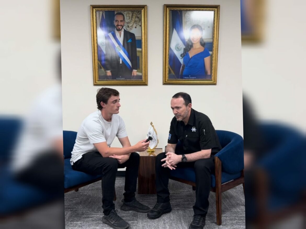 Creador de contenido Nick Shirley: «Lo más importante que pude observar hoy es el gran liderazgo del Presidente Bukele»