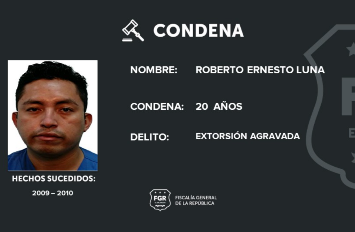 Condenan a 20 años de prisión a sujeto acusado de extorsionar en San Miguel