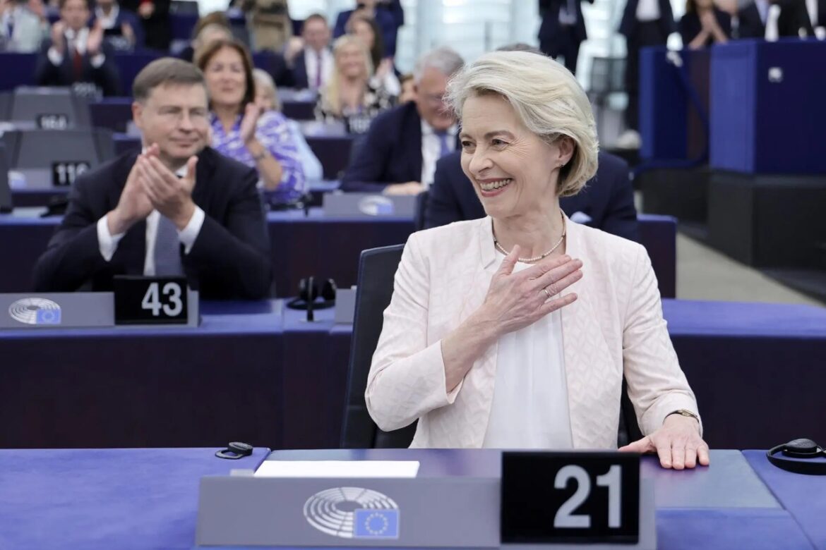 Von der Leyen fue reelegida como presidenta de la Comisión Europea por otros cinco años