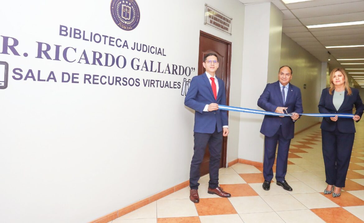 CSJ inaugura una biblioteca judicial, será gratuita para estudiantes, académicos, abogados y público en general