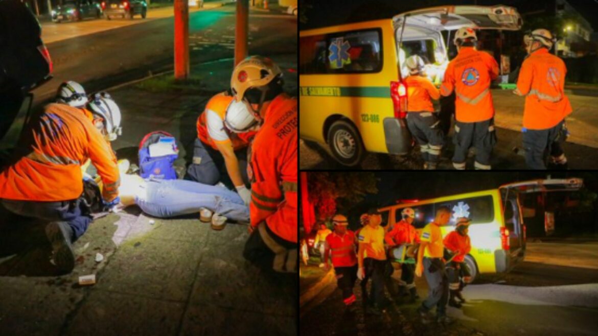 Una persona resultó lesionada en un accidente de tránsito sobre Alameda Juan Pablo II