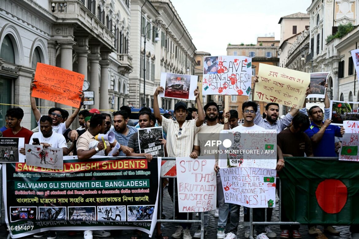 Más de 2.500 detenidos y 174 muertos en jornadas de violencia en Bangladés
