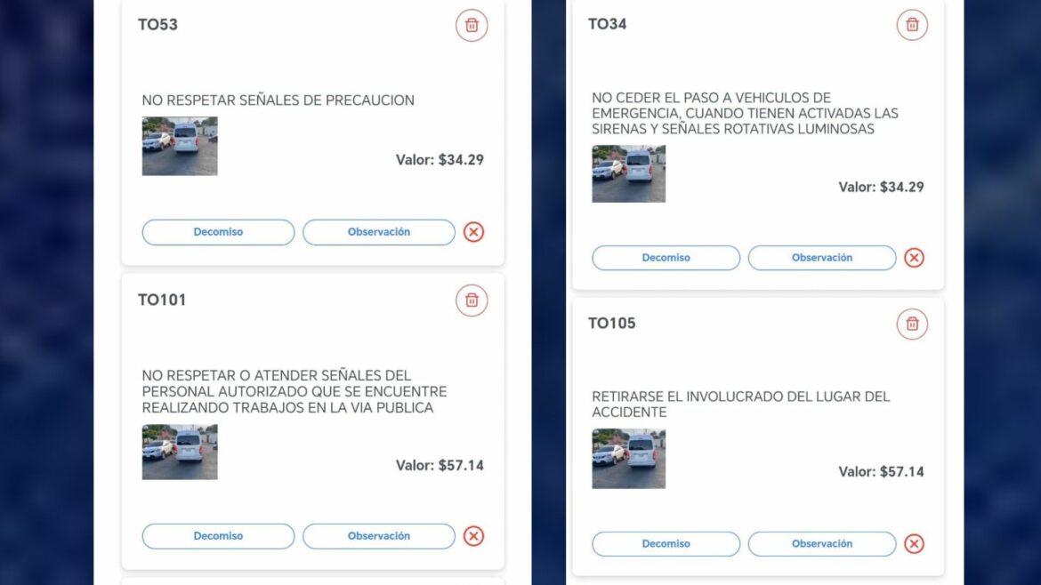 El VMT sancionó a conductor de microbús por poner «en peligro» la vida de socorristas