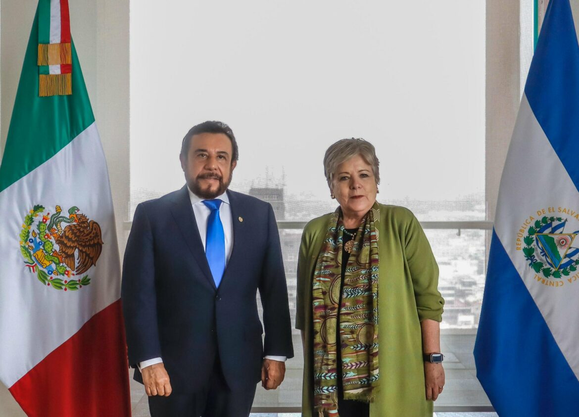 Vicepresidente Ulloa aborda proyectos de cooperación con la secretaria de Relaciones Exteriores de México