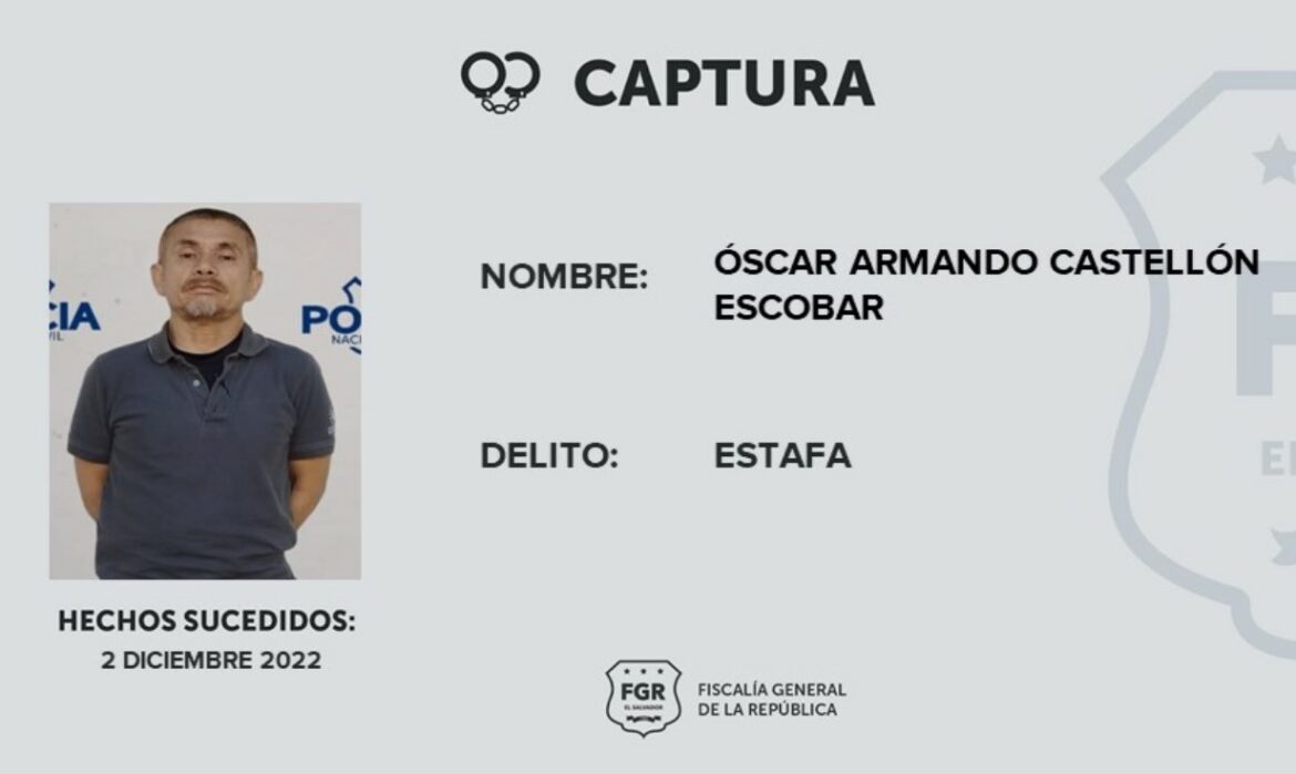Capturan a sujeto por estafar a una persona con más de tres mil dólares a cambio de un auto