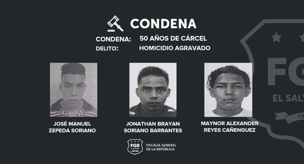 Pandilleros condenados a 50 años de cárcel por la muerte de dos personas en La Paz