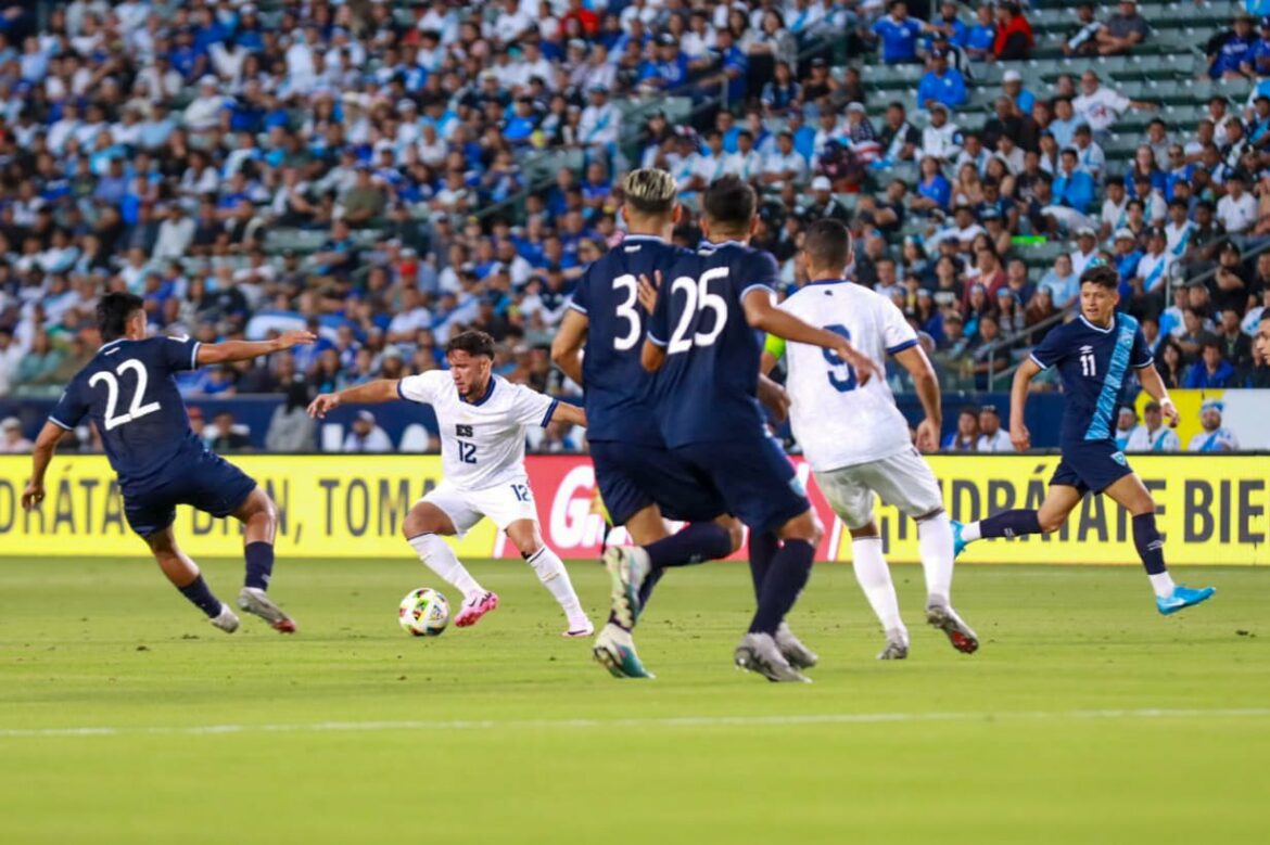 El Salvador gana a Guatemala 1-0 en un partido amistoso