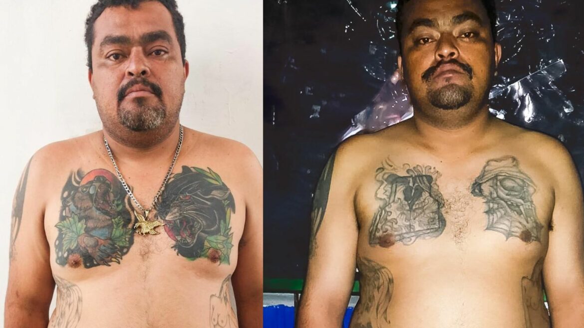 Capturan a sujeto que intentó cubrir sus tatuajes alusivos a las pandillas