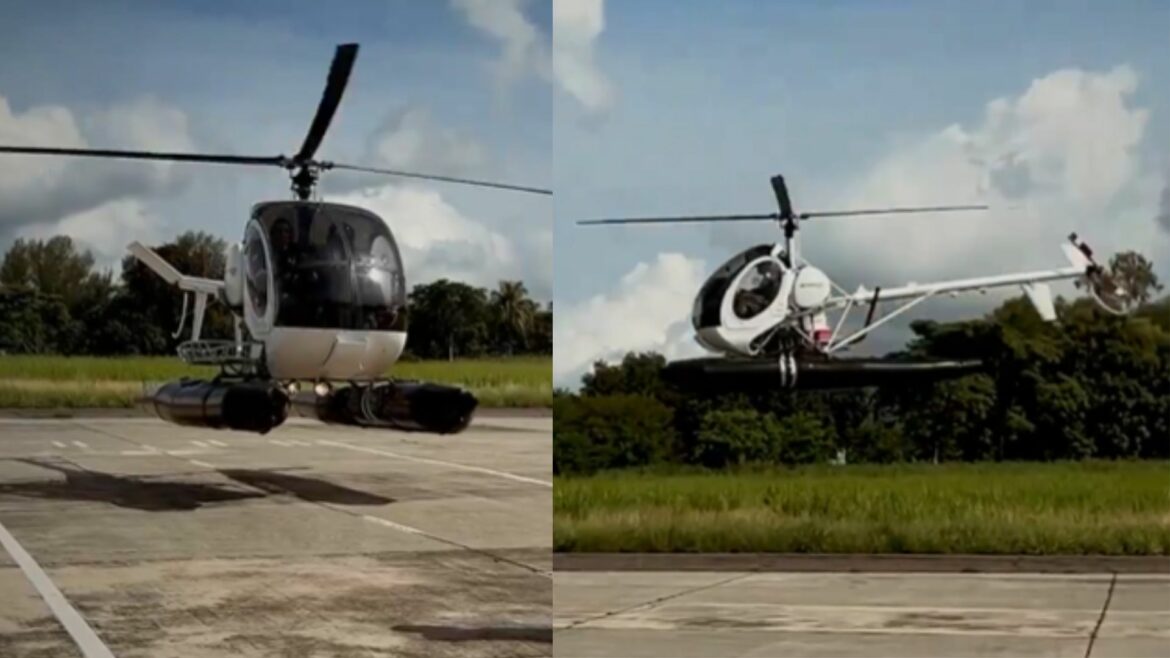 Fuerza Aérea recibió helicóptero TH-300 para ejecutar evacuaciones en ambientes acuáticos