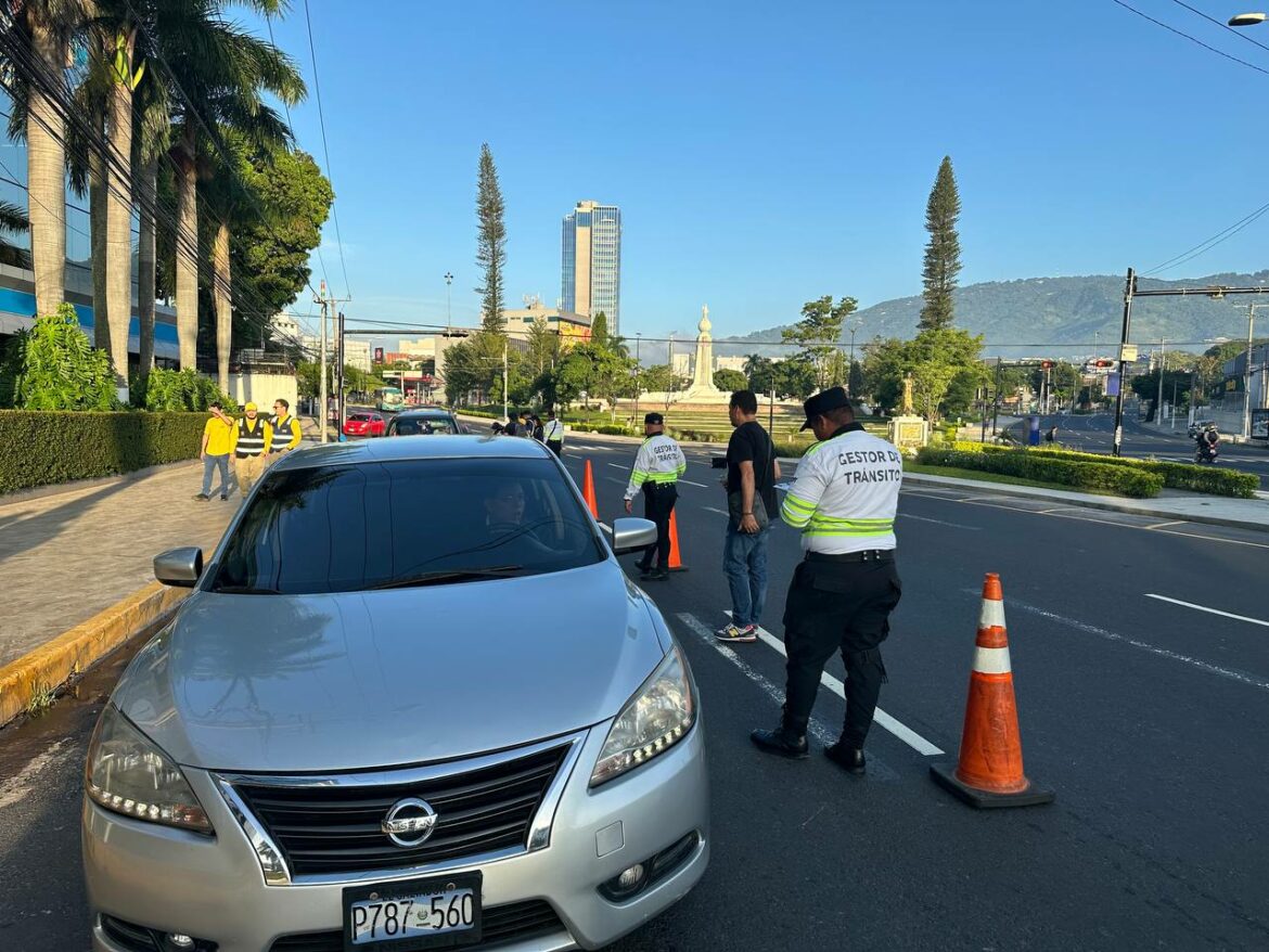 VMT ha impuesto 2,916 esquelas a conductores del 1 al 4 de agosto