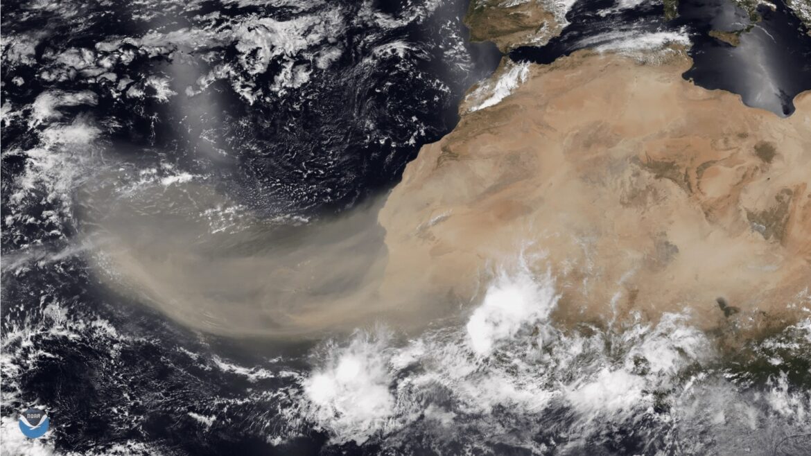 Nuevo ingreso del fenómeno de Polvo del Sahara en bajas concentraciones