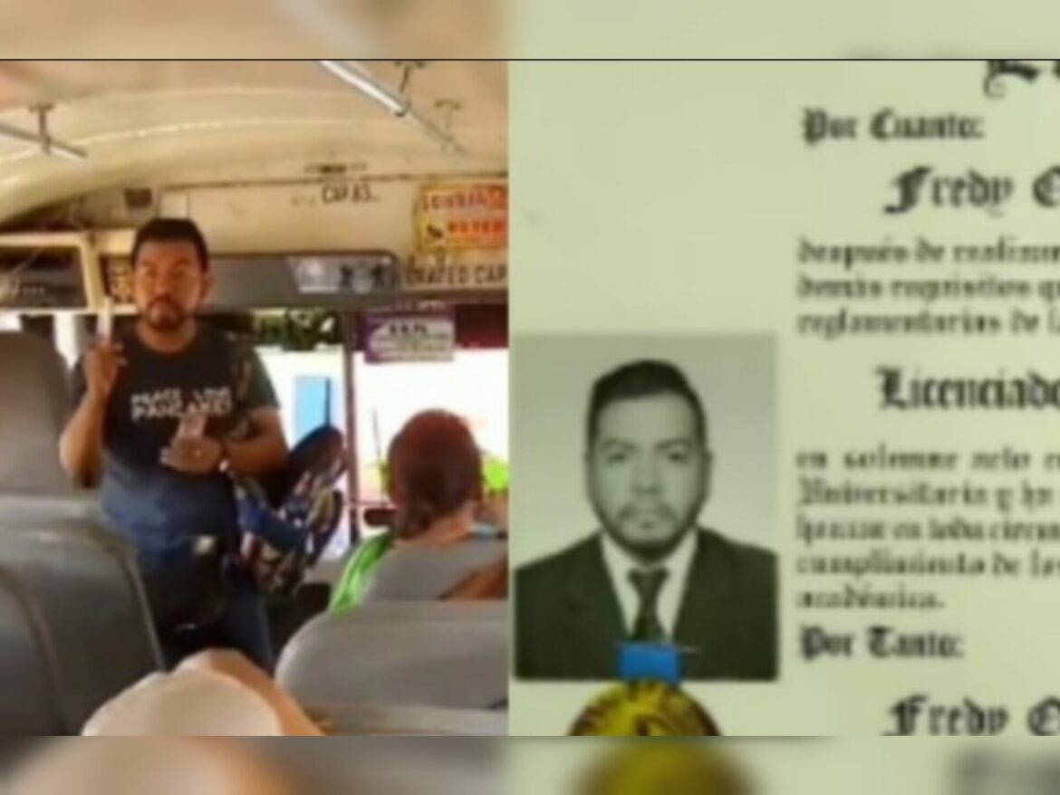 Fiscal General ofrece oportunidad laboral a joven abogado que trabaja vendiendo chocolates en los buses