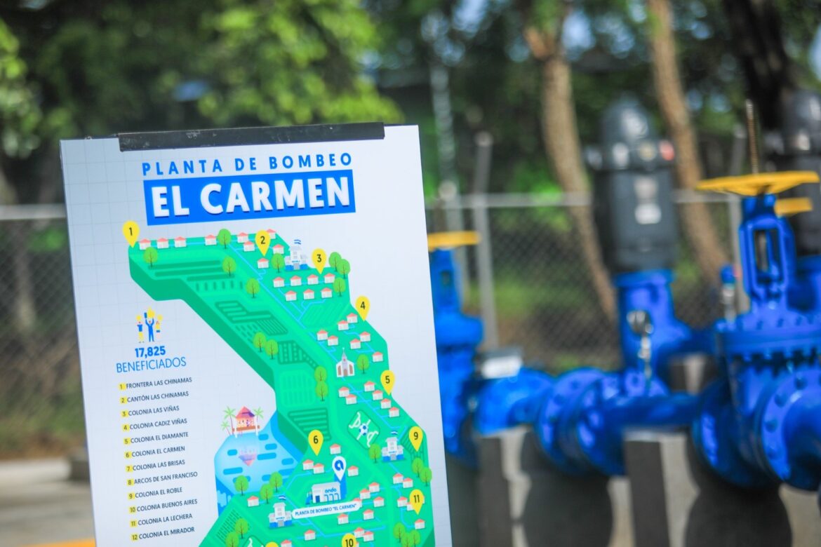 ANDA inaugura planta de Bombero El Carmen, Ahuachapán Centro