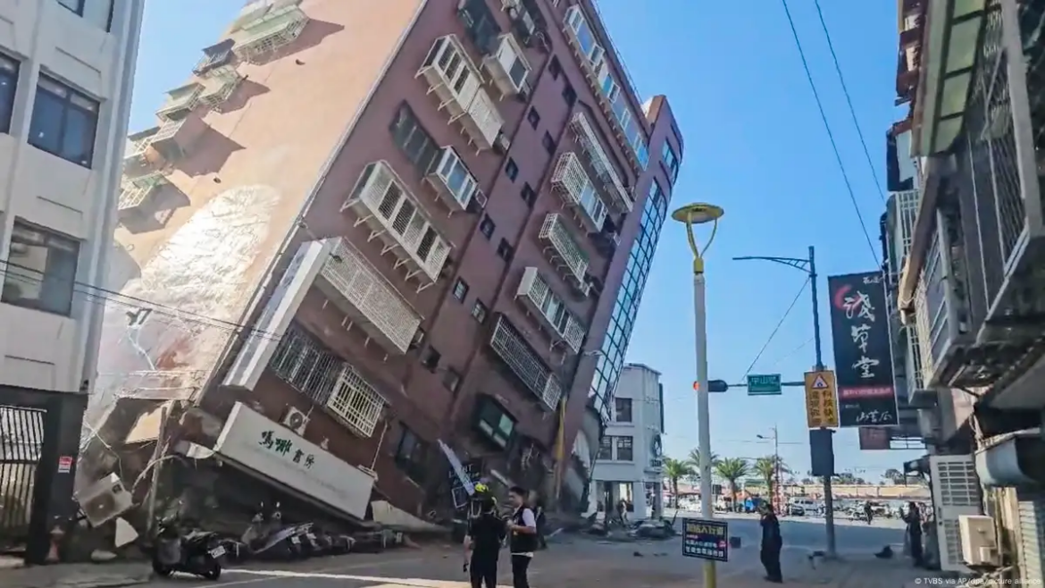 Un sismo de magnitud 6,1 sacude Taiwán