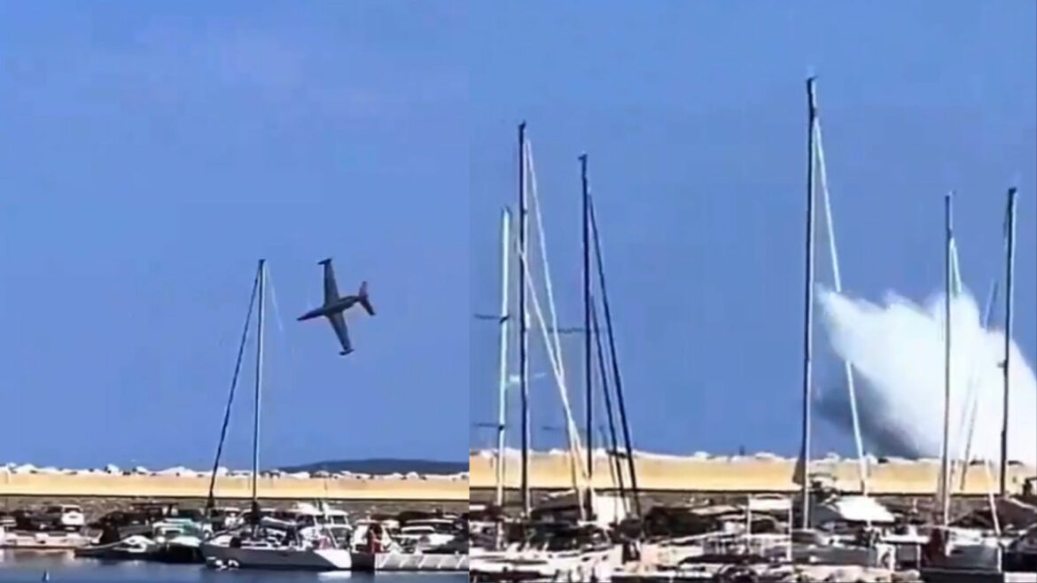 Avión francés se estrella en el mar Mediterráneo durante espectáculo aéreo