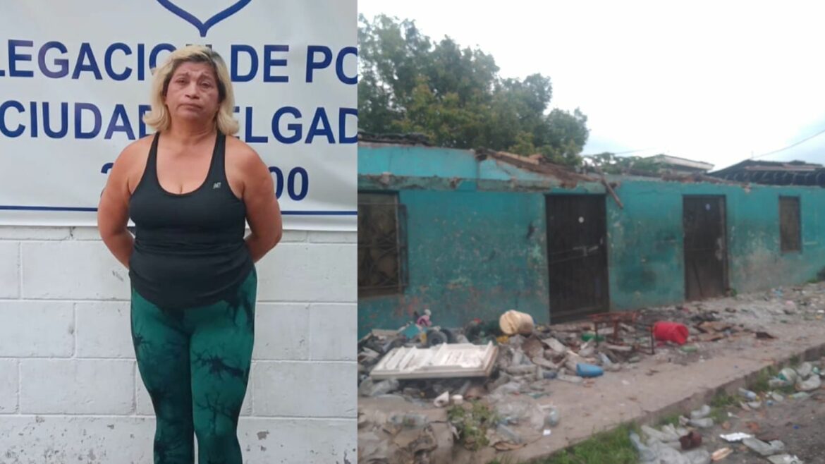La PNC capturó a una mujer denunciada por desmantelar una vivienda en Ciudad Delgado