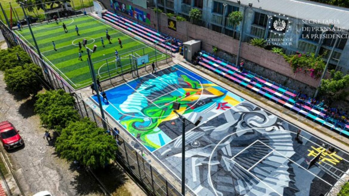 Obras Públicas entrega nuevo espacio recreativo en colonia San Joaquín, en San Martín